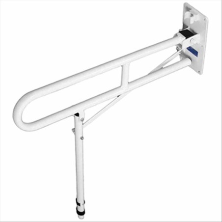 Barre d'appui rabattable avec pied | MBE MEDICAL